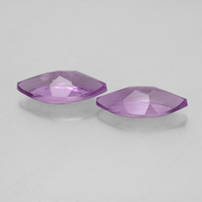  ct natürliche violetter Amethyst-Edelsteine, Marquise, VS