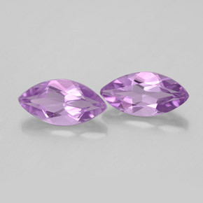  ct natürliche violetter Amethyst-Edelsteine, Marquise, VS