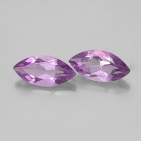 ct natürliche violetter Amethyst-Edelsteine, Marquise, VS