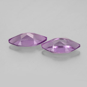  ct natürliche violetter Amethyst-Edelsteine, Marquise, VS