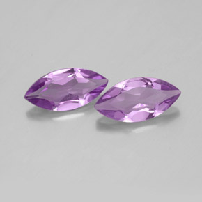  ct natürliche violetter Amethyst-Edelsteine, Marquise, VS