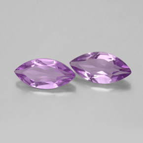  ct natürliche violetter Amethyst-Edelsteine, Marquise, VS
