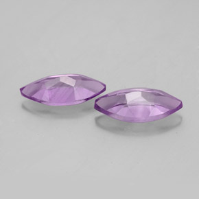  ct natürliche violetter Amethyst-Edelsteine, Marquise, VS