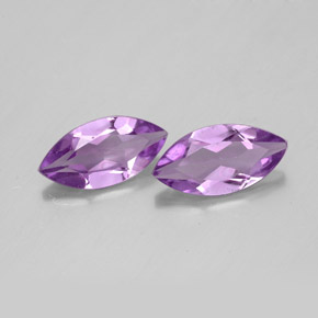  ct natürliche violetter Amethyst-Edelsteine, Marquise, VS