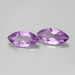  ct natürliche violetter Amethyst-Edelsteine, Marquise, VS
