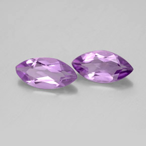  ct natürliche violetter Amethyst-Edelsteine, Marquise, VS