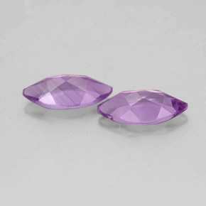  ct natürliche violetter Amethyst-Edelsteine, Marquise, VS