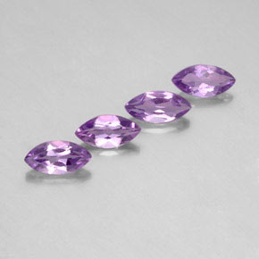 3,83 ct natürliche violetter Amethyst-Edelsteine, Marquise, VS