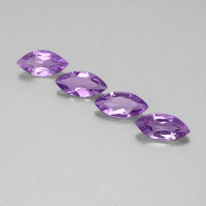  ct natürliche violetter Amethyst-Edelsteine, Marquise, VS