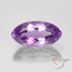 5.31ct Natürlicher Mittelviolettes Violett Amethyst, Marquise, VS