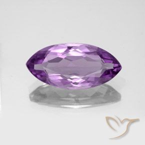 3.94ct Natürlicher Mittelviolettes Violett Amethyst, Marquise, VS