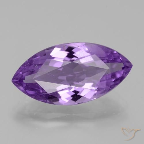 5.15ct Natürlicher Mittelviolett Amethyst, Marquise, VS-SI