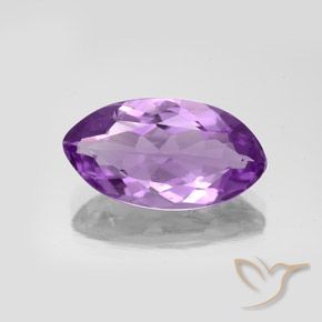 5.72ct Natürlicher Mittelviolettes Violett Amethyst, Marquise, VS-SI