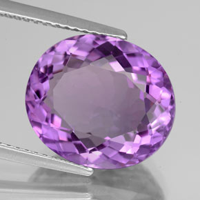 9,17 ctw natürlicher Violet Amethyst, Oval Schliff, VVS-VS