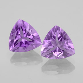  ct natürliche Violet Amethyst-Edelsteine, Trillion, VS