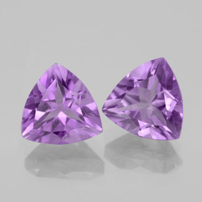  ct natürliche Violet Amethyst-Edelsteine, Trillion, VS