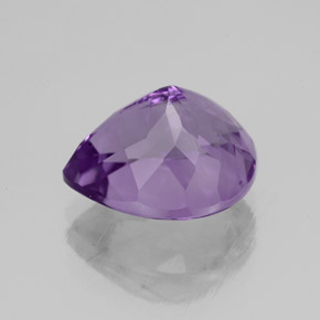 9,17 ctw natürlicher Violet Amethyst, Birnenform, VVS-VS