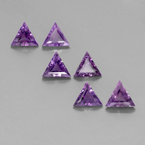  ct natürliche Violet Amethyst-Edelsteine, Trillion, VS