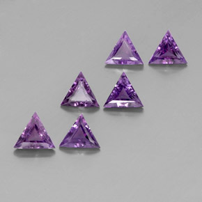  ct natürliche Violet Amethyst-Edelsteine, Trillion, VS