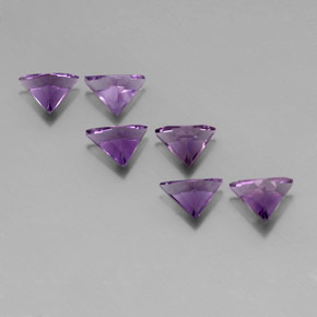  ct natürliche Violet Amethyst-Edelsteine, Trillion, VS