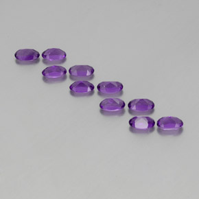  ct natürliche Violet Amethyst-Edelsteine, Oval Schliff, VVS-VS