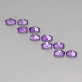  ct natürliche Violet Amethyst-Edelsteine, Oval Schliff, VVS-VS