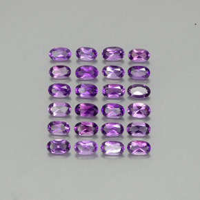  ct natürliche Violet Amethyst-Edelsteine, Oval Schliff, VVS-VS