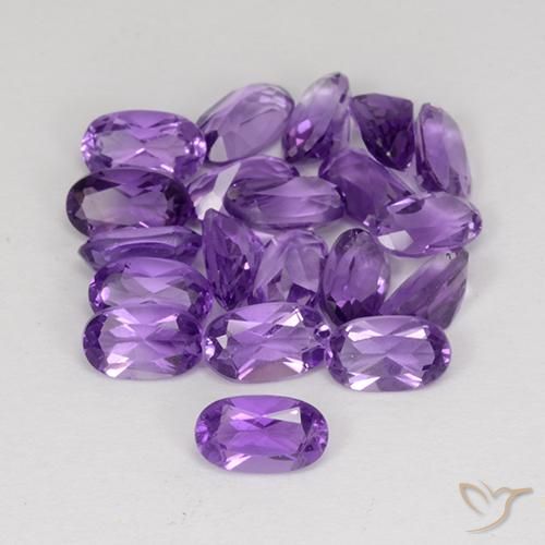 4.25ctw Natürlicher Mittelviolett Amethyst, Oval, VS