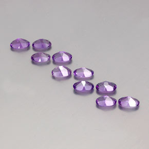 4.06 ct natürliche tiefrosa-violett Amethyst-Edelsteine, Oval Schliff, VVS-VS