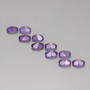  ct natürliche Violet Amethyst-Edelsteine, Oval Schliff, VVS-VS