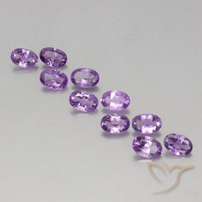 3.79ctw Natürlicher Mittelviolettes Violett Amethyst, Oval, VVS-VS