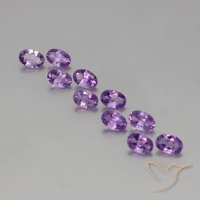 3.75ctw Natürlicher Mittelviolettes Violett Amethyst, Oval, VVS-VS