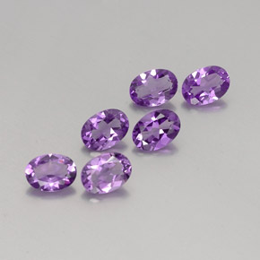  ct natürliche Violet Amethyst-Edelsteine, Oval Schliff, VVS-VS
