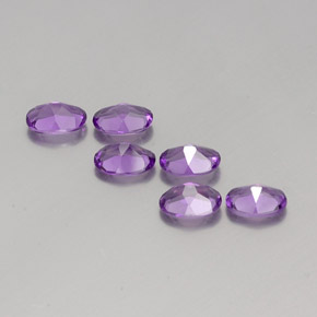  ct natürliche Violet Amethyst-Edelsteine, Oval Schliff, VVS-VS