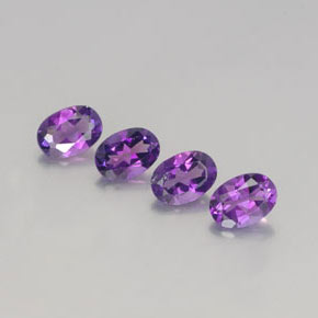 ct natürliche Violett Amethyst-Edelsteine, Oval Schliff, VVS-VS