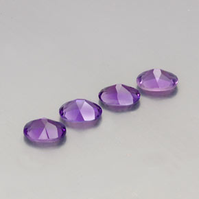  ct natürliche Violett Amethyst-Edelsteine, Oval Schliff, VVS-VS