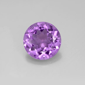 9,17 ctw natürlicher Violet Amethyst, Rund Schliff, VVS-VS
