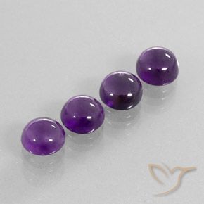 9.23 ct natürliche Rötliches Violett Amethyst-Edelsteine, Runden, Transparent