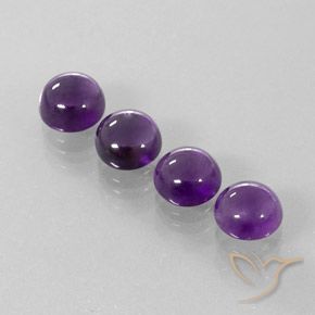 9.23 ct natürliche Rötliches Violett Amethyst-Edelsteine, Runden, Transparent