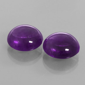  ct natürliche Lila Amethyst-Edelsteine, Runden, Transparent