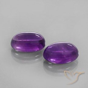 13.00 ct natürliche Mittelviolett Amethyst-Edelsteine, Oval, Transparent