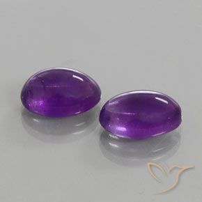 12.04 ct natürliche Mittelviolett Amethyst-Edelsteine, Oval Schliff, Transparent
