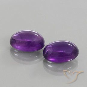 13.47 ct natürliche tiefviolett Amethyst-Edelsteine, Oval, Transparent