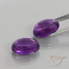 13.47 ct natürliche tiefviolett Amethyst-Edelsteine, Oval, Transparent