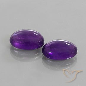 12.26 ct natürliche tiefviolett Amethyst-Edelsteine, Oval, Transparent
