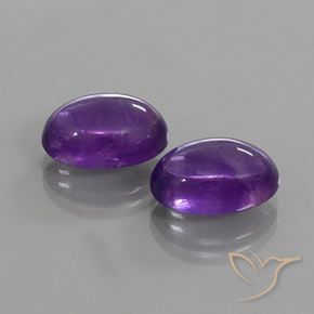 13.57 ct natürliche tiefviolett Amethyst-Edelsteine, Oval, Transparent