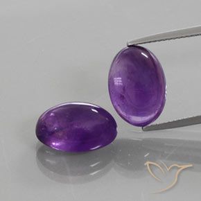 13.44ctw Natürlicher Intensives Violett Amethyst, Oval, Transparent
