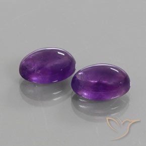 13.44 ct natürliche Intensives Violett Amethyst-Edelsteine, Oval, Transparent