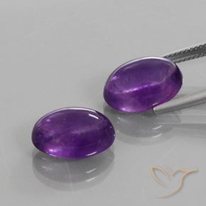 13.44 ct natürliche Intensives Violett Amethyst-Edelsteine, Oval, Transparent