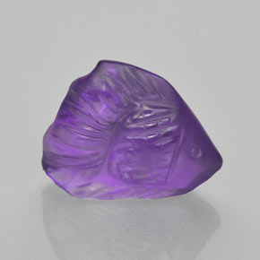 9,17 ctw natürlicher Purpur Amethyst, Ausgefallene Form, Transparent